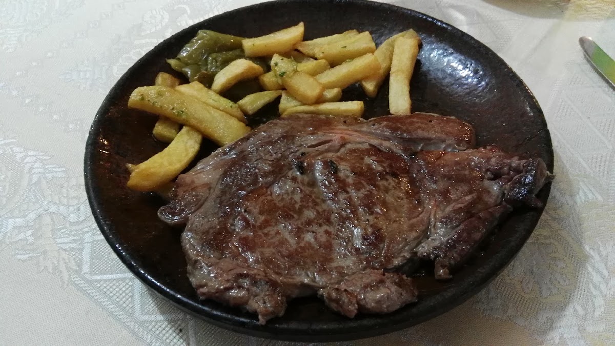 Entrecot de Ávila a la parrilla, de la carta