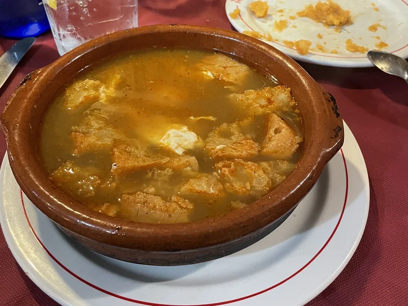 Plato de cuchara del menú del día